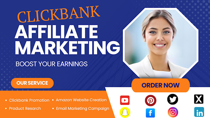 Bestseller - clickbank referral link promotion affiliate signup referral link promotion