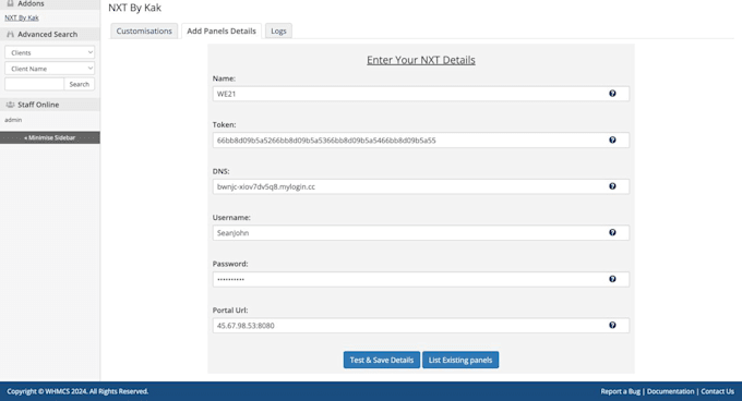 Gig Preview - Automate iptv app, nxt server, xtream ui, xui one panel with whmcs