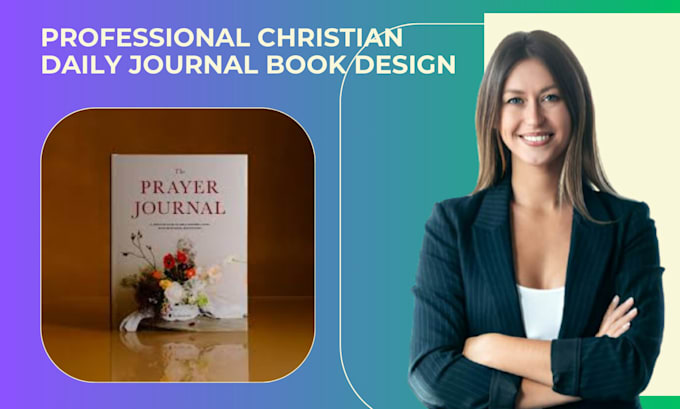 Gig Preview - Design prayer journal, daily devotion, christian book design gratitude book