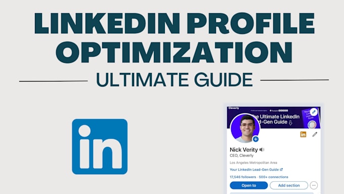 Gig Preview - Fully create, update, optimize and manage your linkedin profile