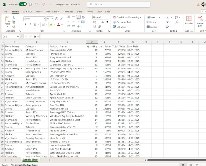 Gig Preview - Help you with excel data cleaning sorting and data entry