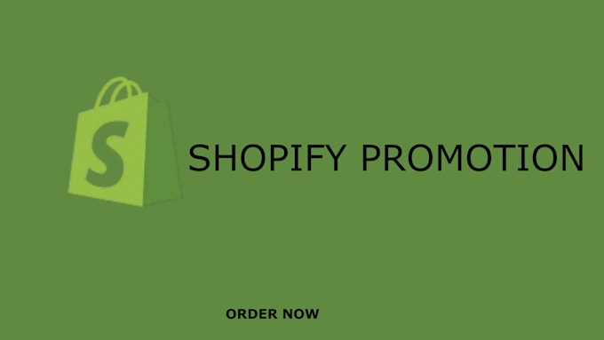 Gig Preview - Shopify marketing shopify promotion