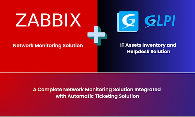 Gig Preview - Deploy and configure complete nms and ticketing solution using zabbix and glpi