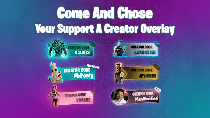 Bestseller - support a creator overlay