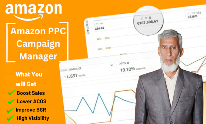 Gig Preview - Audit, setup, manage amazon ads campaigns amazon PPC expert brand manager