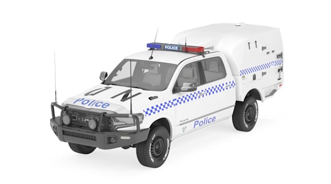 Gig Preview - Remodel 3d police car, interior rendering, assetto corsa, vehicle control,3d rig