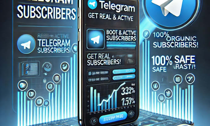 Gig Preview - Boost your telegram with real and active crypto subscriber, telegram promotion