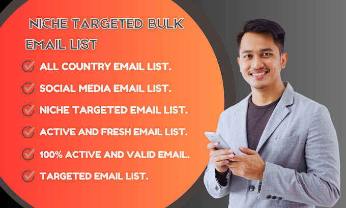 Gig Preview - Provide niche targeted bulk email list