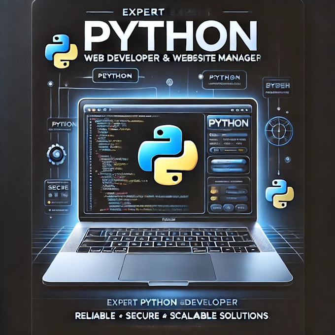 Gig Preview - Be your freelance python web developer and website manager