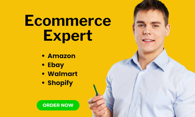 Gig Preview - Be your amazon, shopify, and ebay expert for store management and listing