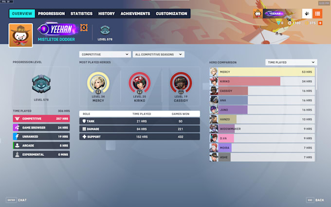 Bestseller - play support and look out for you on overwatch 2