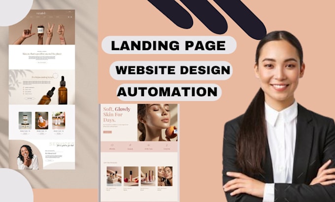 Gig Preview - Design an attractive landing page