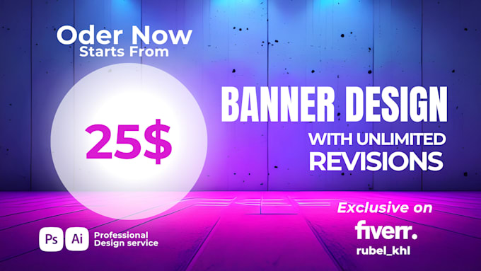 Bestseller - create a modern design for your  website banner, ads, cover