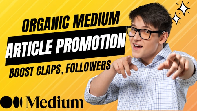 Gig Preview - Do medium article promotion to increase your earnings, viral medium promotion