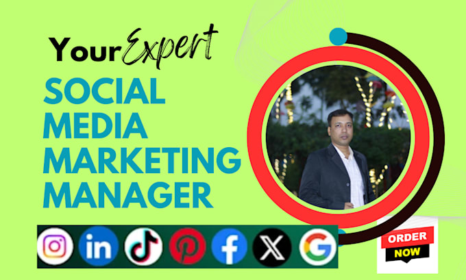 Gig Preview - Be your social media marketing manager