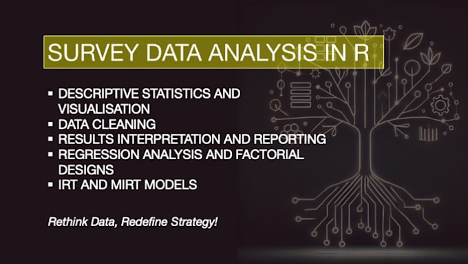 Bestseller - do survey data analysis and create reports