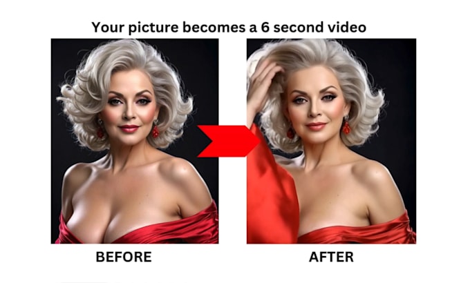 Bestseller - turn your photo, image, picture into a 6 second video