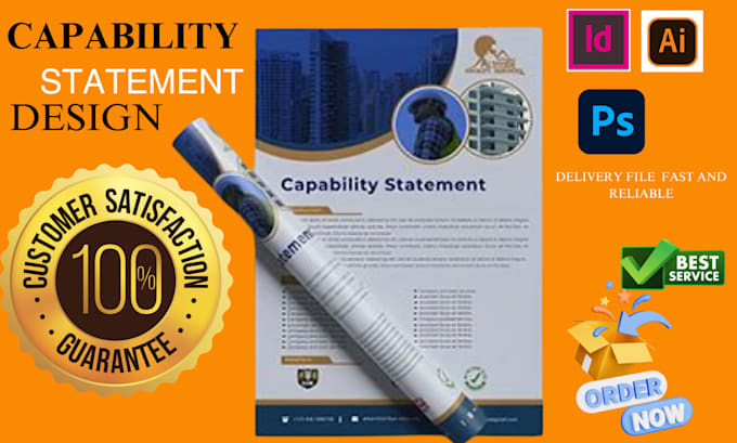 Bestseller - an effectiveg capability statement and government contract design within 6 hours