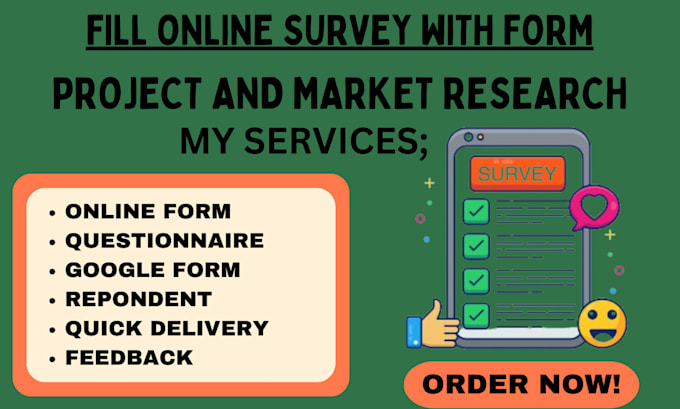 Gig Preview - Create responsive online form quiz survey using google forms or jotform