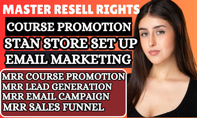 Gig Preview - Promote master resell rights, with extra ordinary email marketing strategy