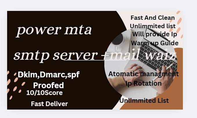 Bestseller - set up in power mta stm server with ip rotation good email deliver fast