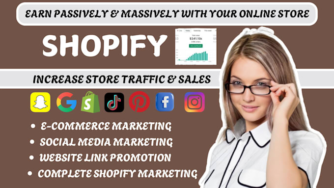 Gig Preview - Boost shopify sales, shopify dropshiping marketing, ecommerce marketing, fb ads