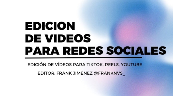 Gig Preview - Edicion de videos para redes sociales