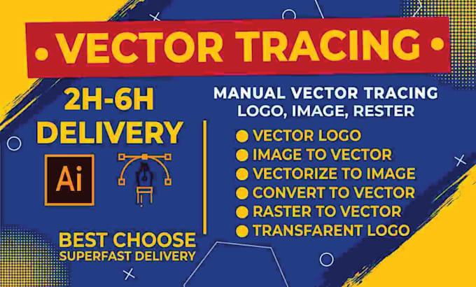 Bestseller - manually trace and vectorize your logo or image, fast turnaround