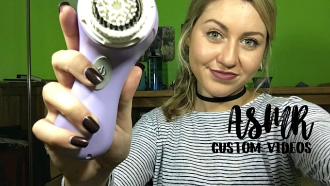 Gig Preview - Create a custom tingly asmr video