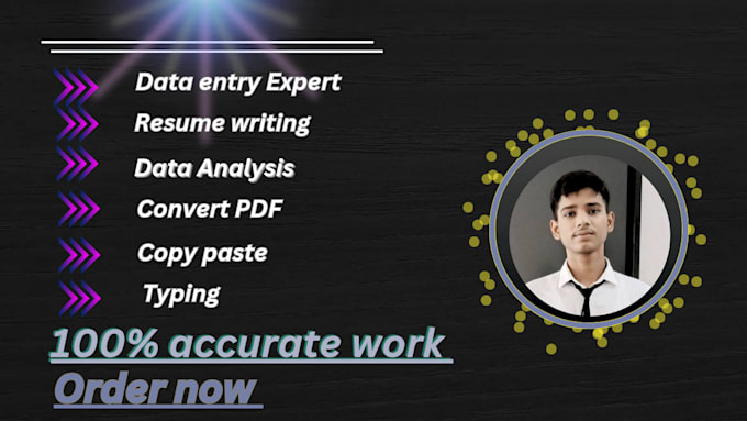 Bestseller - provide accurate and fast data entry ,data analysis and copy paste