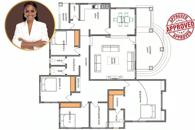 Gig Preview - Do 2d floor plan architectural drawing, house plan, elevation, city permit