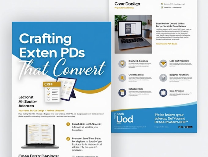 Gig Preview - A custom PDF lead magnet, brochure, or ebook that stands out