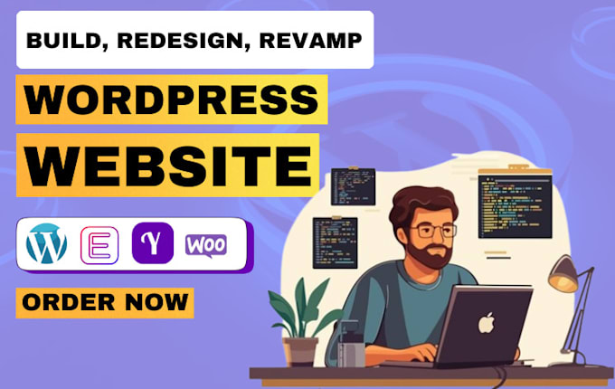 Gig Preview - Design, develop, or redesign a responsive wordpress website