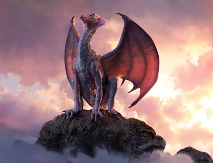 Bestseller - vfx 3d animal dragon, 3d dragon model, 3d dragon character, 3d dragon creature