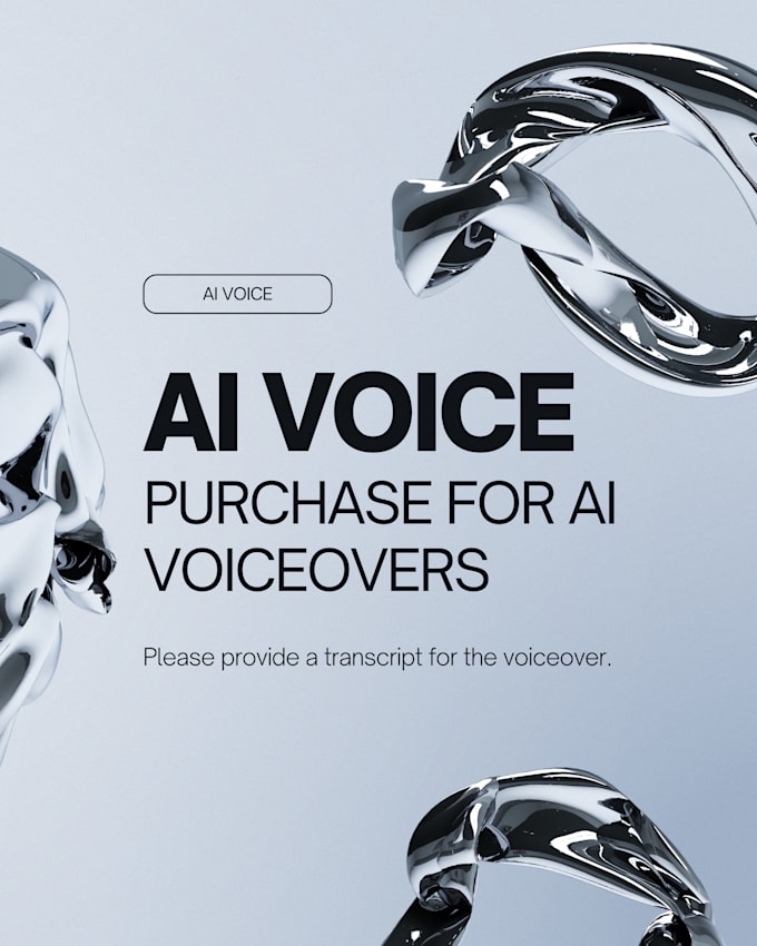 Gig Preview - Create ai voiceovers with transcripts