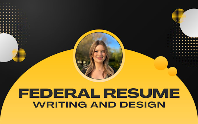 Gig Preview - Write professional federal resume for you, executive resume, ats resume design