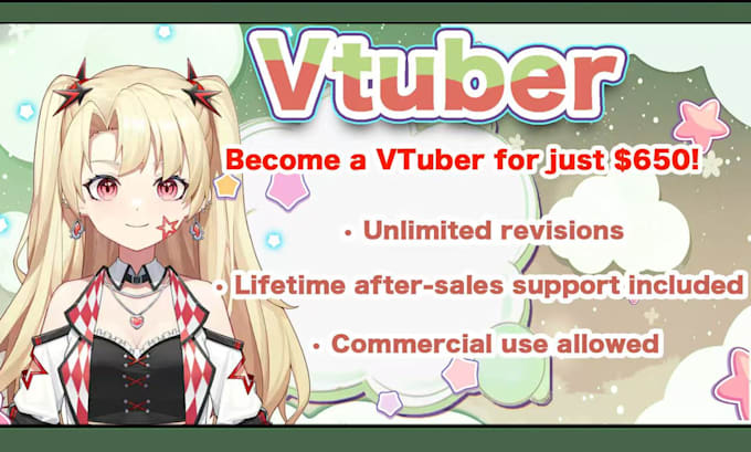 Gig Preview - Create live2d models for vtuber include rigging