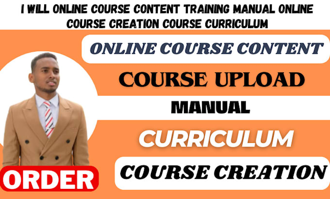 Gig Preview - Do training modules, manual and course curriculum