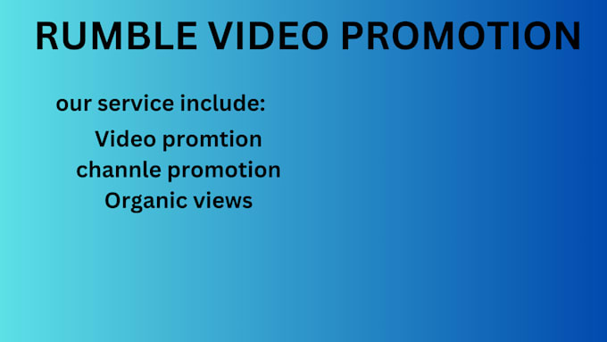 Gig Preview - Do rumble video promotion