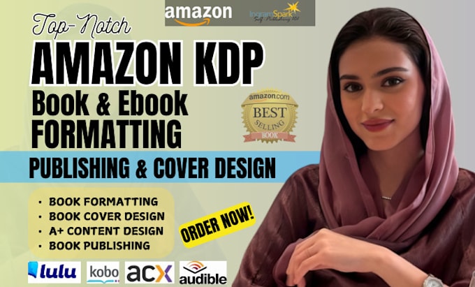 Gig Preview - Do amazon KDP book formatting, manuscript editing for amazon KDP book publishing