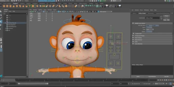 Gig Preview - Rig3d model in maya, blender, 3ds max, daz3d, 3d rigging, ue5 face rig, arkit54