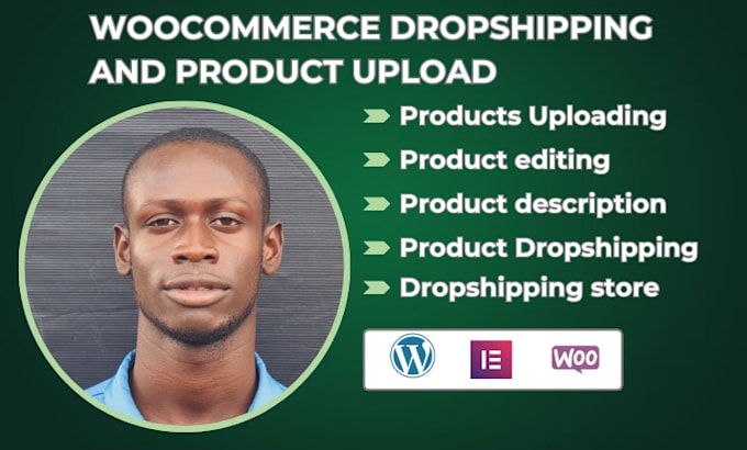 Gig Preview - Do woocommerce products dropship import product add products upload product