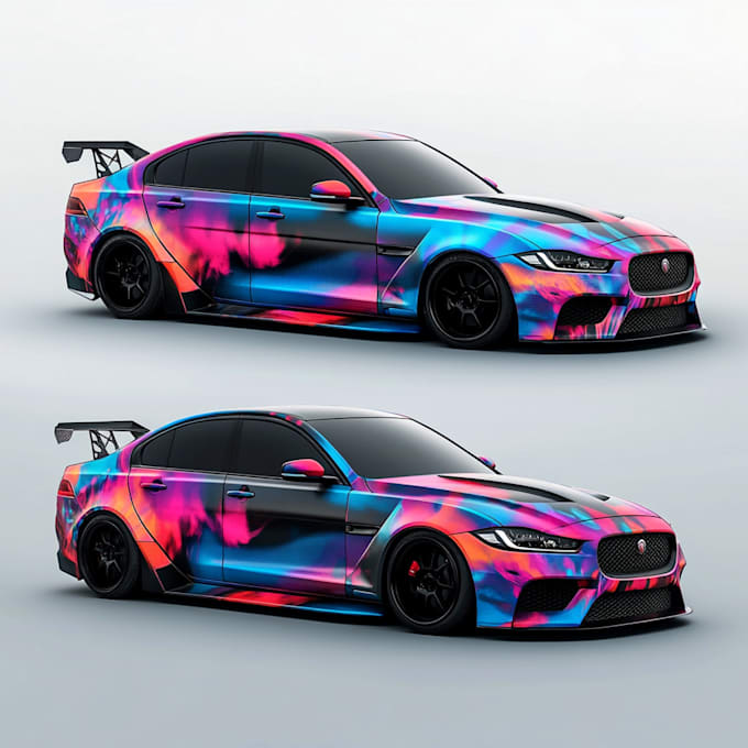 Gig Preview - Do vehicle wrap design car wrap design