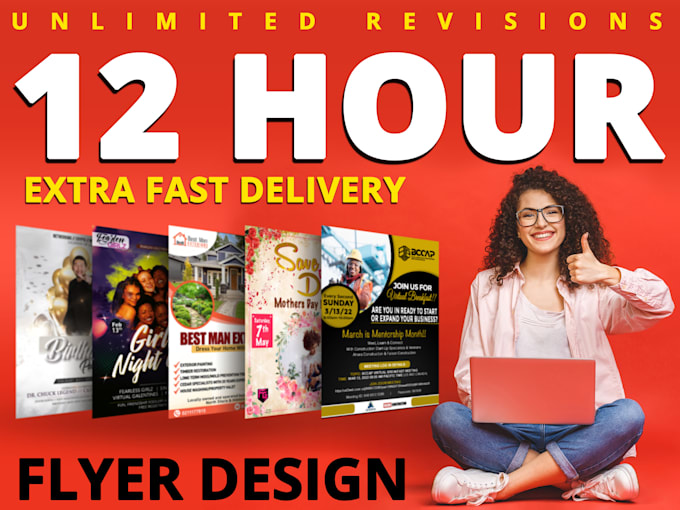 Bestseller - design attractive unique flyer in 12 hours