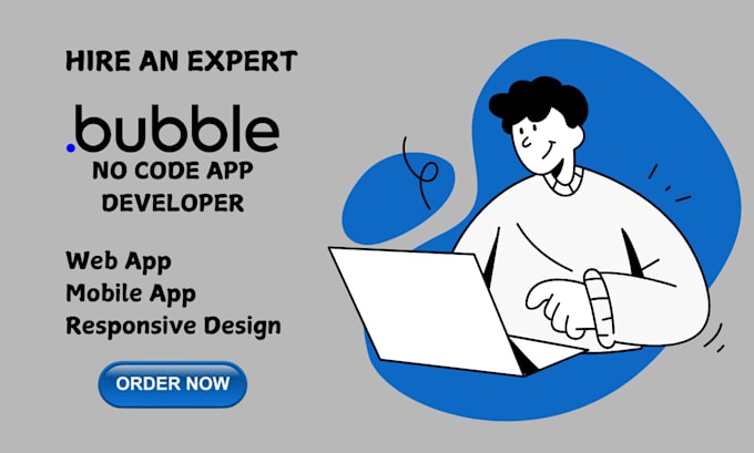 Gig Preview - Build professional bubble io website web app saas mvp mobile app bubble api