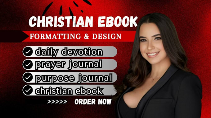 Gig Preview - Design, format christian ebook, daily devotion, prayer ebook journal amazon kdp