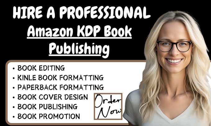 Gig Preview - Book formatting for amazon kdp book publishing ebook writing as book editor