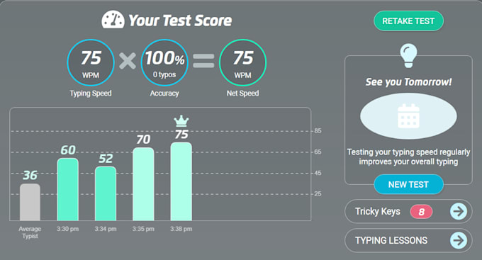 Gig Preview - Type fast and accurately with 100 percent error free results