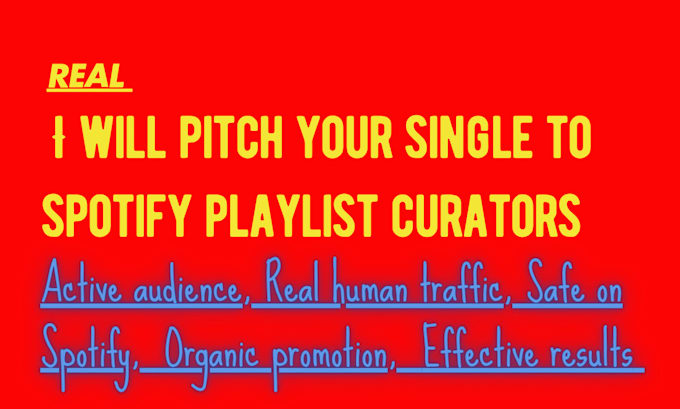 Gig Preview - Pitch your song to spotify playlist curators