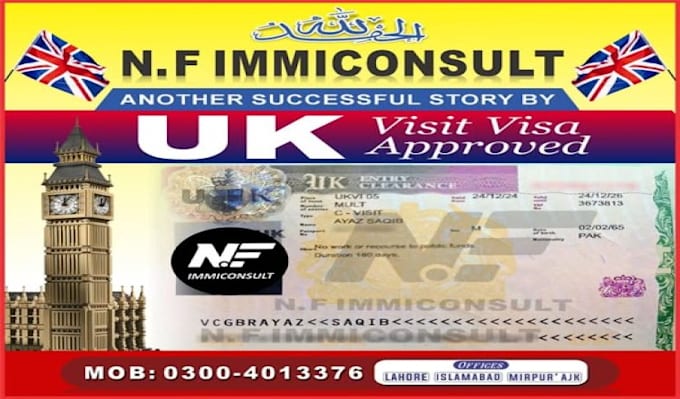 Gig Preview - Assist you UK visit visa application